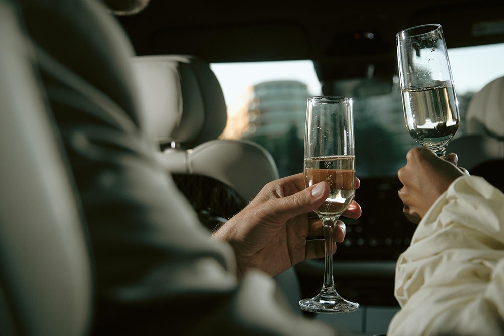 Limousine f&uuml;r die Hochzeit